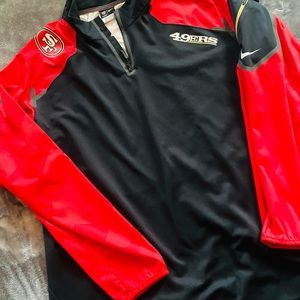 49ers light weight, long sleeve, pull over, XXL